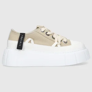 Inuikii Damen Sneaker MATILDA CANVAS LOW Grey