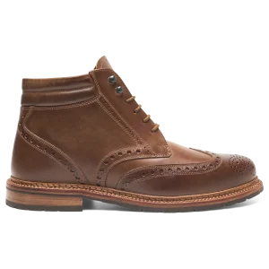 Heinrich Dinkelacker Herren Stiefeletten Buda Full Brogue H - Caramel