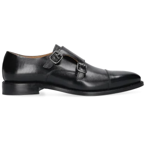 Henry Stevens Herren Businessschuhe Liam CDM - Schwarz