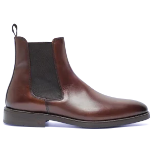 Henry Stevens Herren Stiefeletten Marshall CB2 - Schwarzbraun