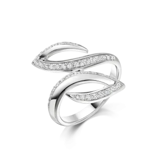 Premium Ring 585/- Gold mit 0.45 Karat Brillanten