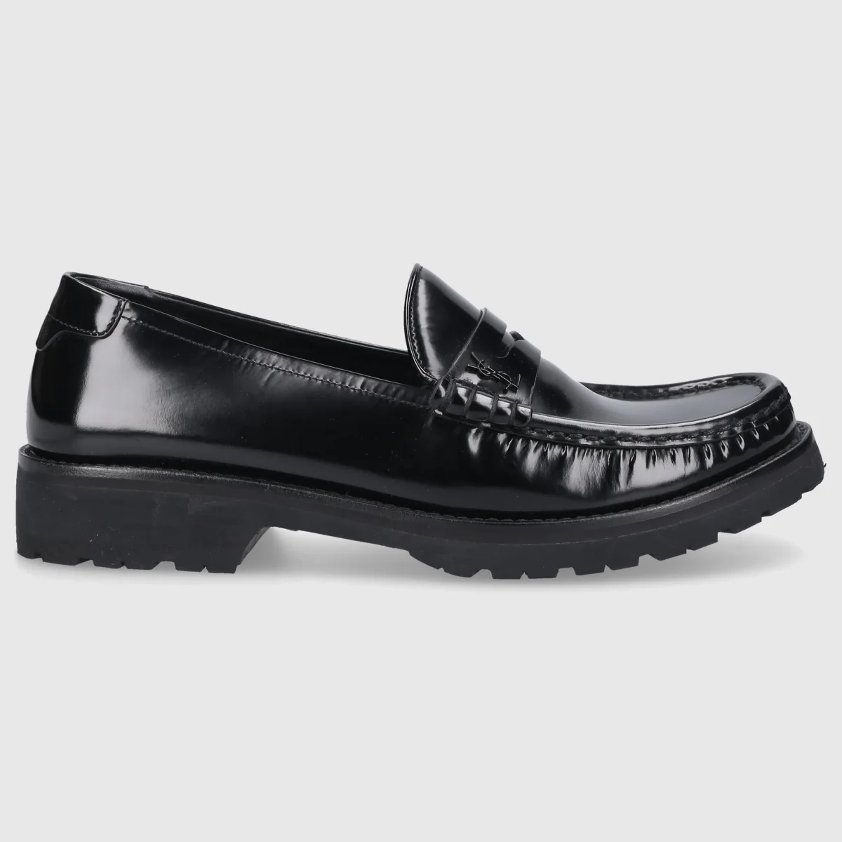 Saint Laurent Herren Slipper 732650 Schwarz – Bild 2