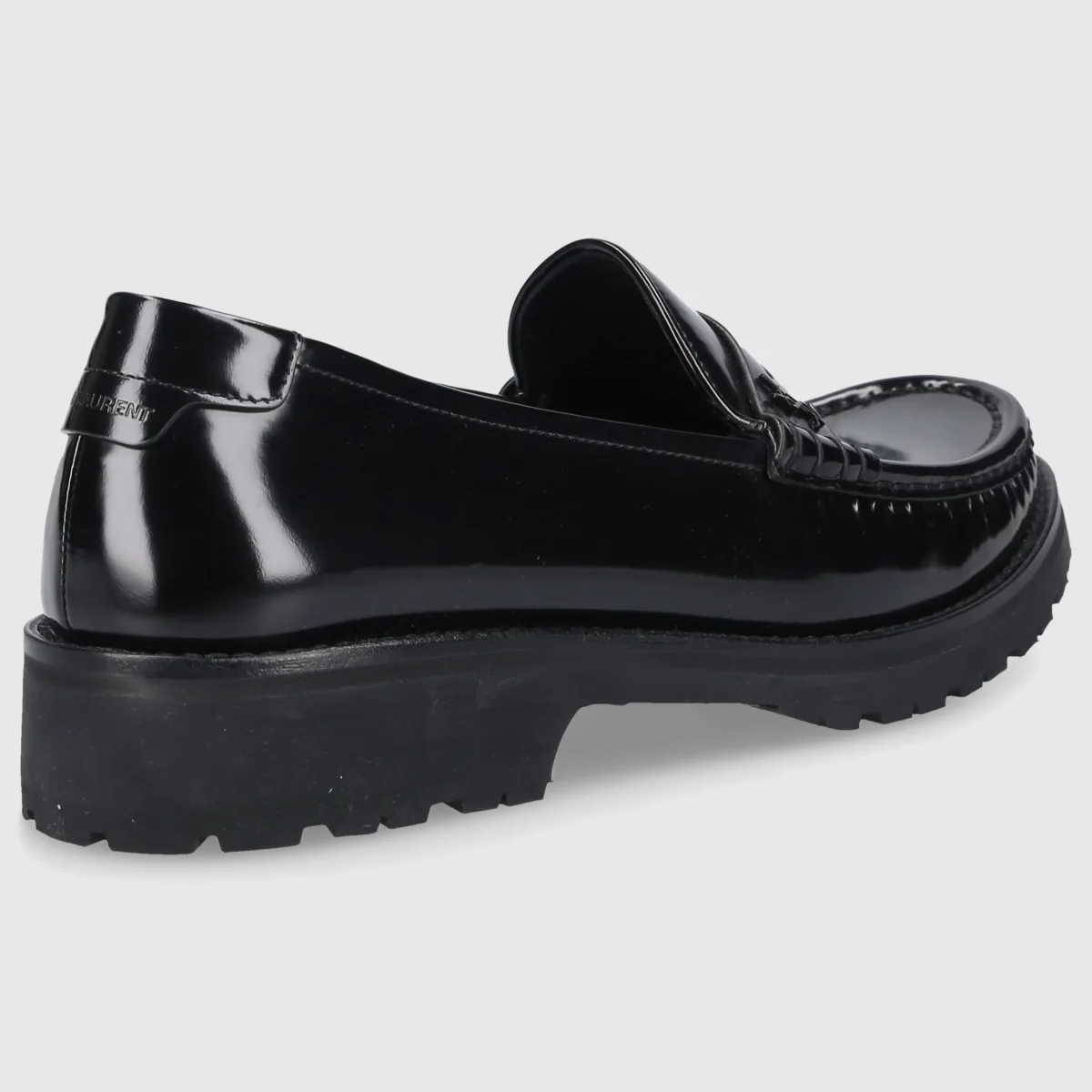 Saint Laurent Herren Slipper 732650 Schwarz – Bild 6