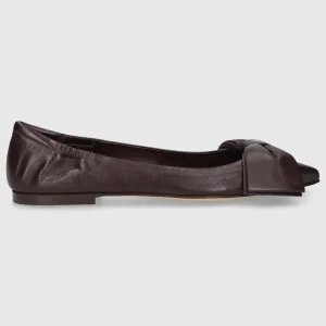 Pomme D`OR Damen Ballerinas 0798A DK-BRAUN