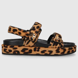 Tory Burch Damen Flach 165479 SZ-BRAUN