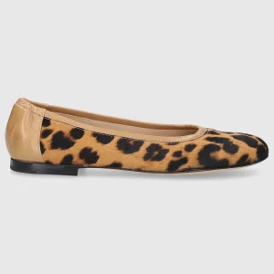 Pomme D`OR Damen Ballerinas 0971 BRAUN-KOMBI